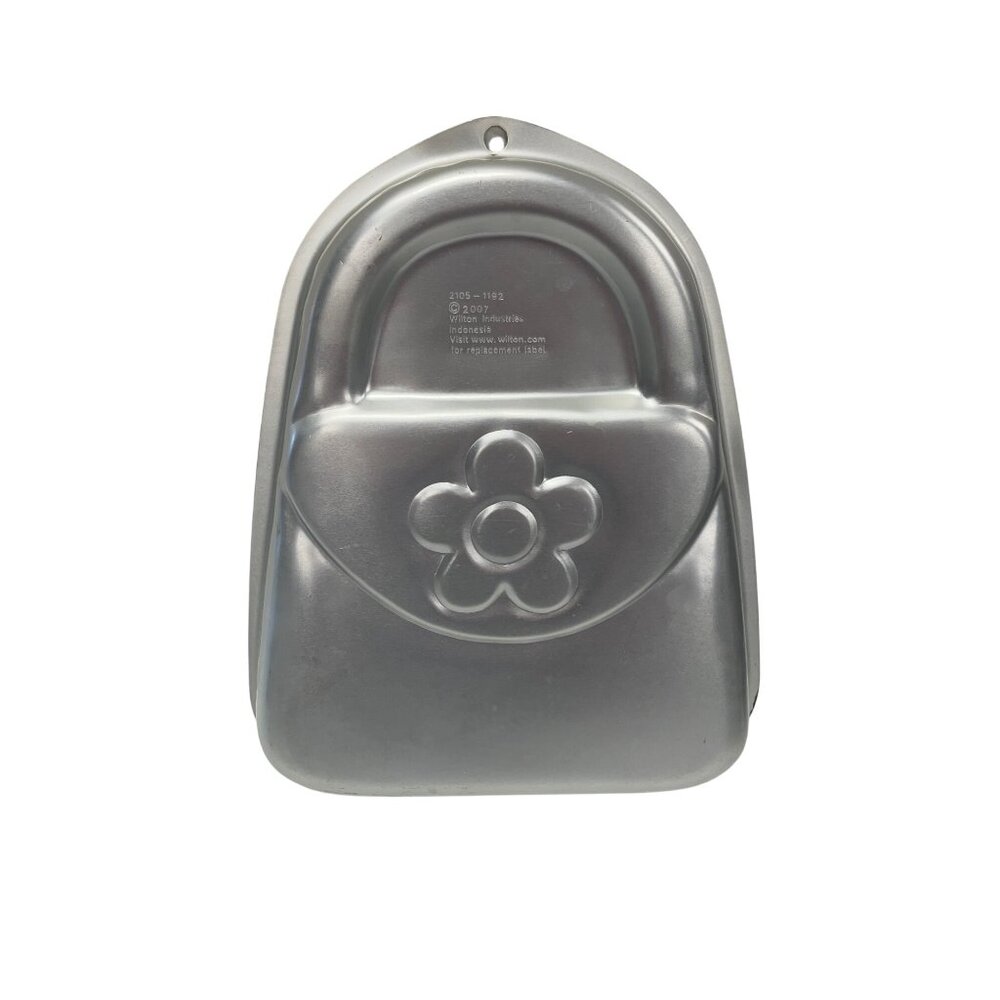 Wilton 2007 Flower Purse Cake‎ Pan Aluminum Bakeware Mold